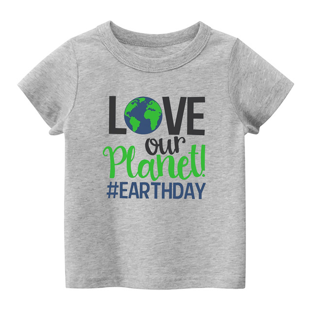 Love Our Planet Earth Day Kids T-Shirt