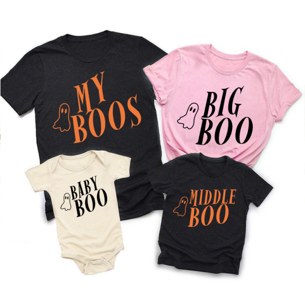 The Boo Funny Halloween Matching Family Shirts