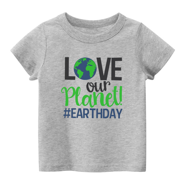 Love Our Planet Earth Day Kids T-Shirt