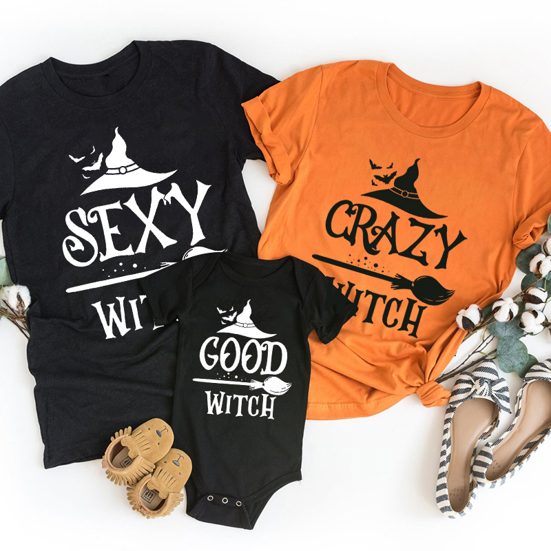 Happy Halloween Matching Witch Shirts
