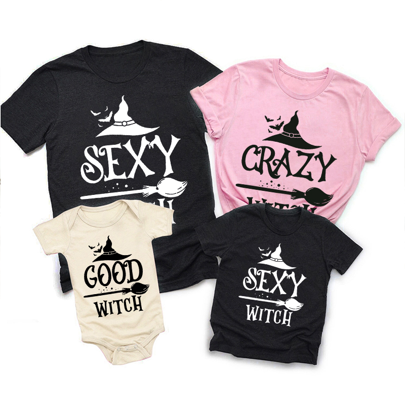 Happy Halloween Matching Witch Shirts
