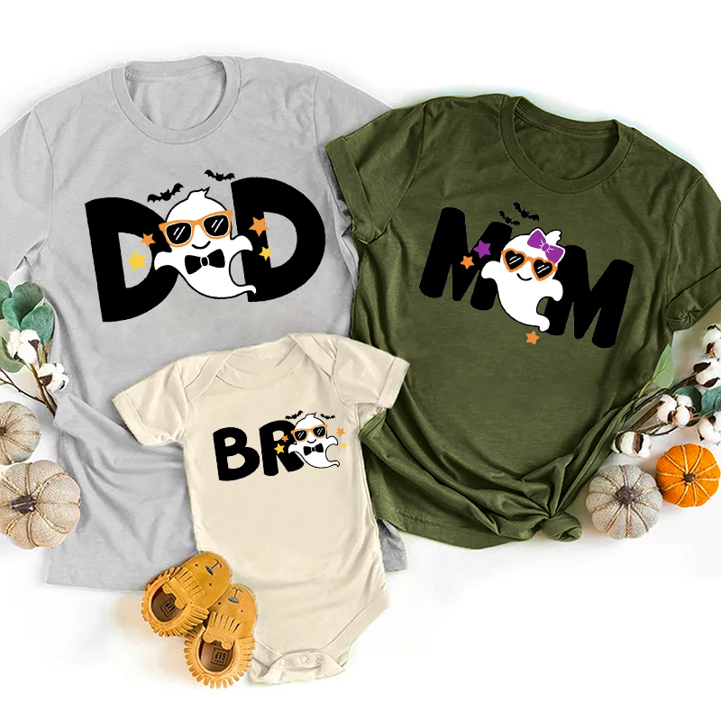 Family Ghost Halloween Shirts