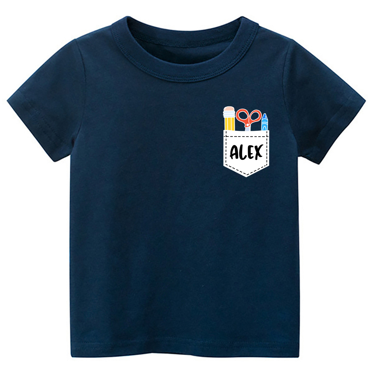 Personalized First Day Of School Pocket Shirt