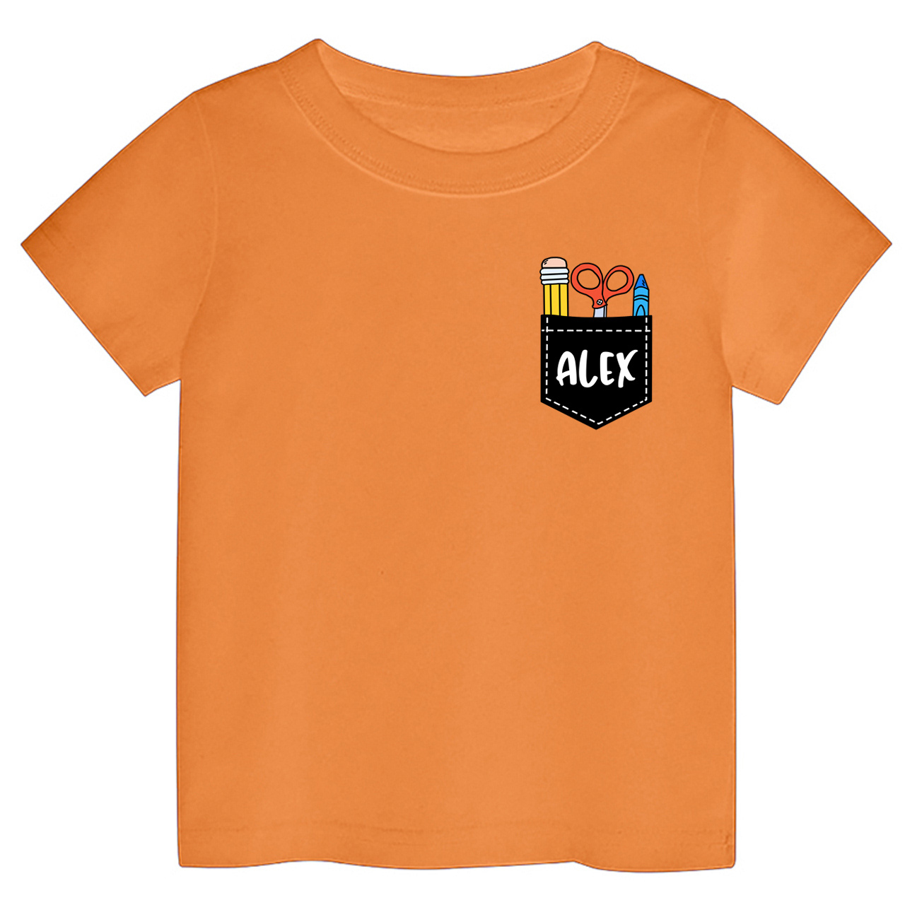 Personalized First Day Of School Pocket Shirt Sale-Beepumpkin™