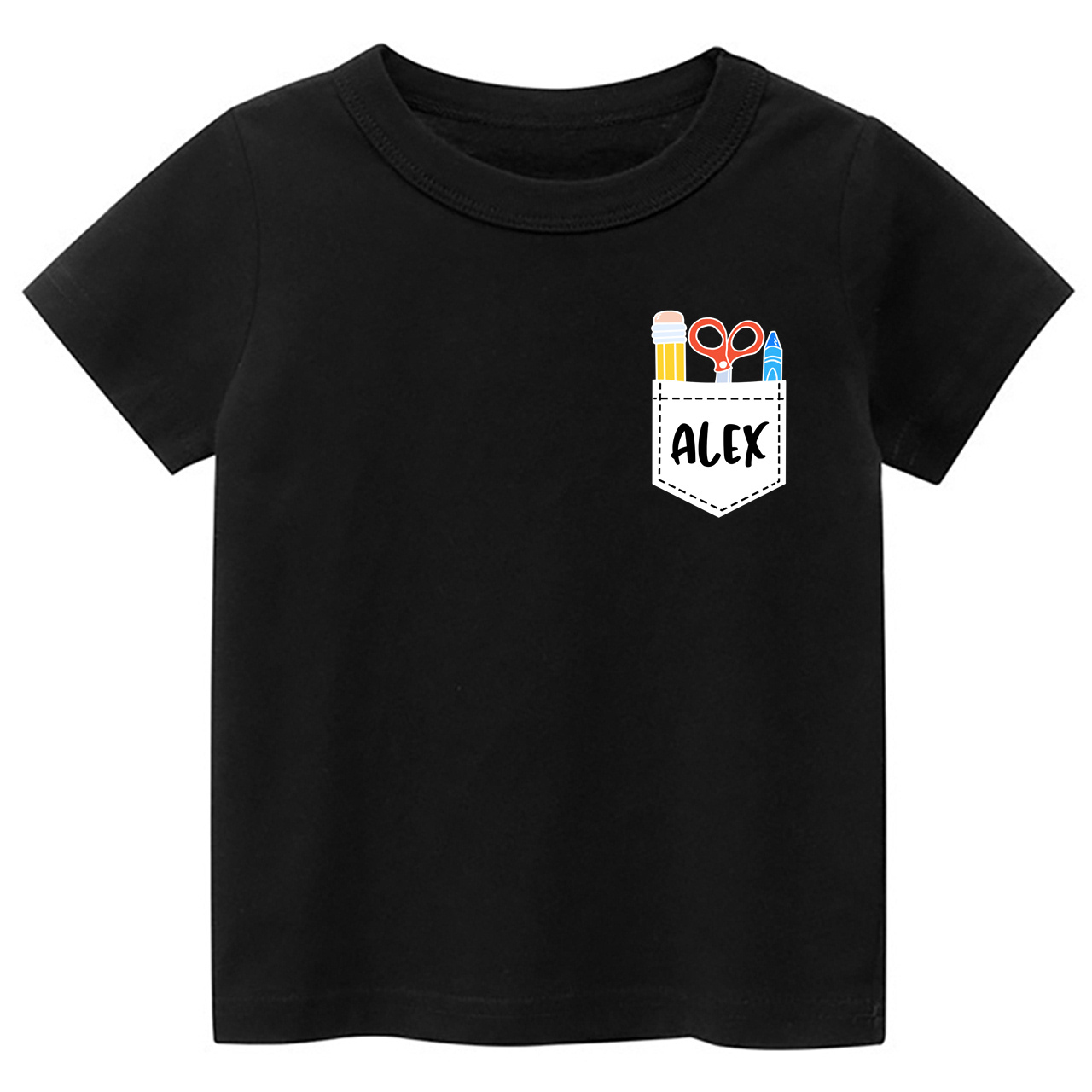 Personalized First Day Of School Pocket Shirt