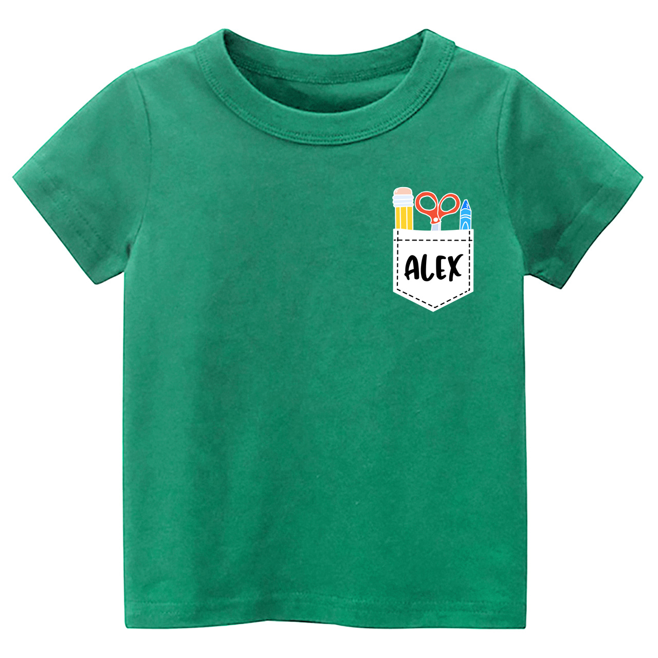 Personalized First Day Of School Pocket Shirt