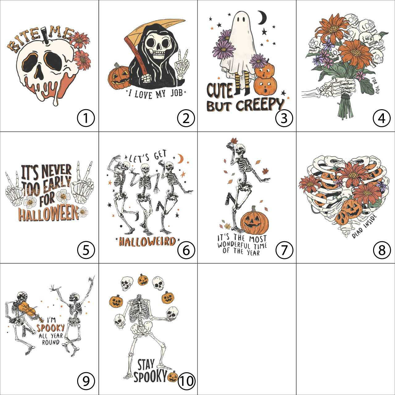 Family Group Halloween Party Tees