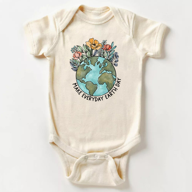 Make Everyday Earth Day Baby Bodysuit