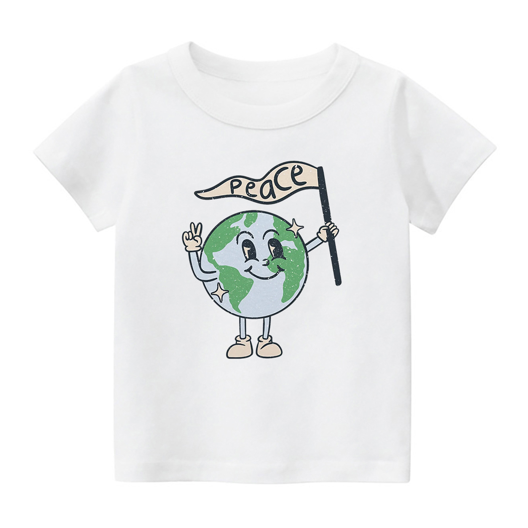 Peace Earth Day Kids T-Shirt