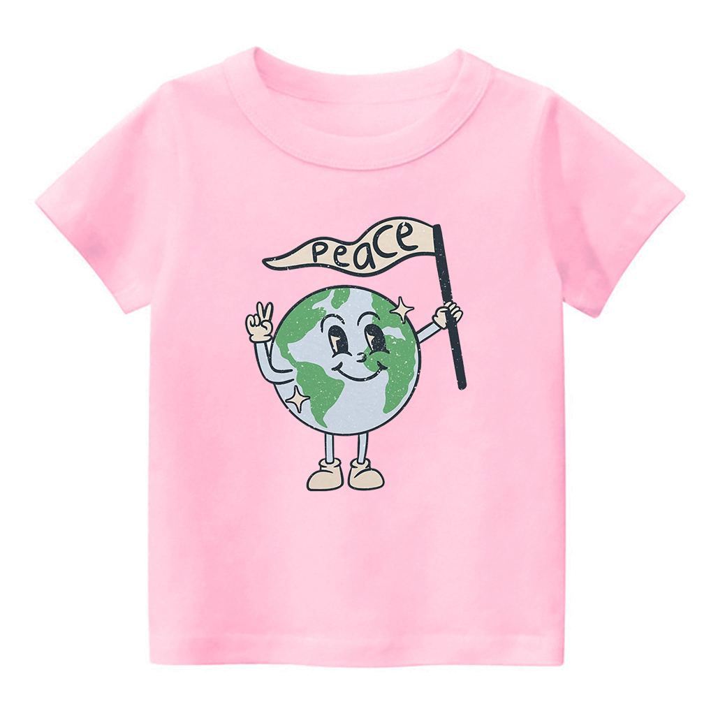 Peace Earth Day Kids T-Shirt