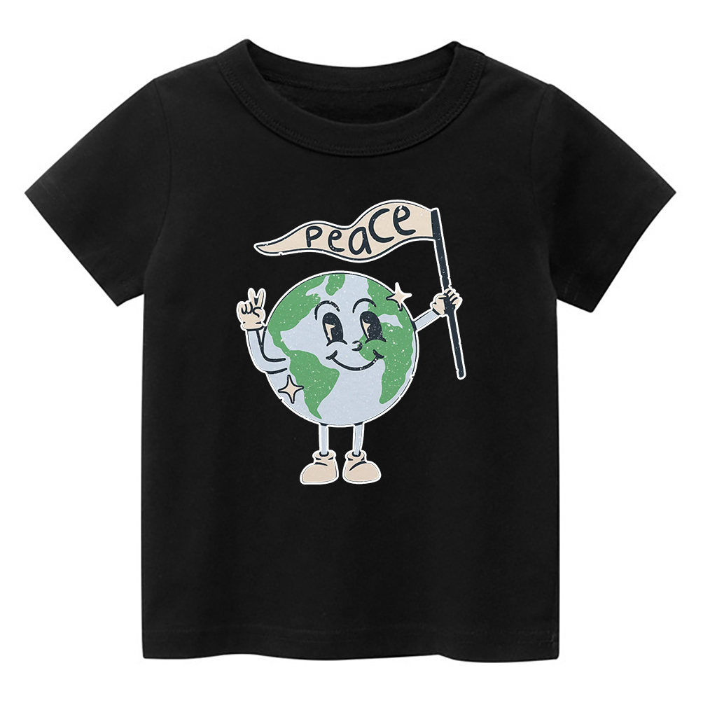 Peace Earth Day Kids T-Shirt
