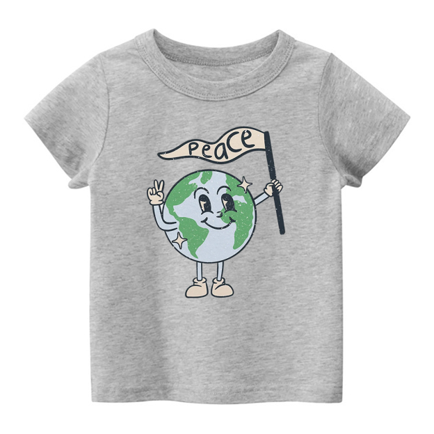 Peace Earth Day Kids T-Shirt