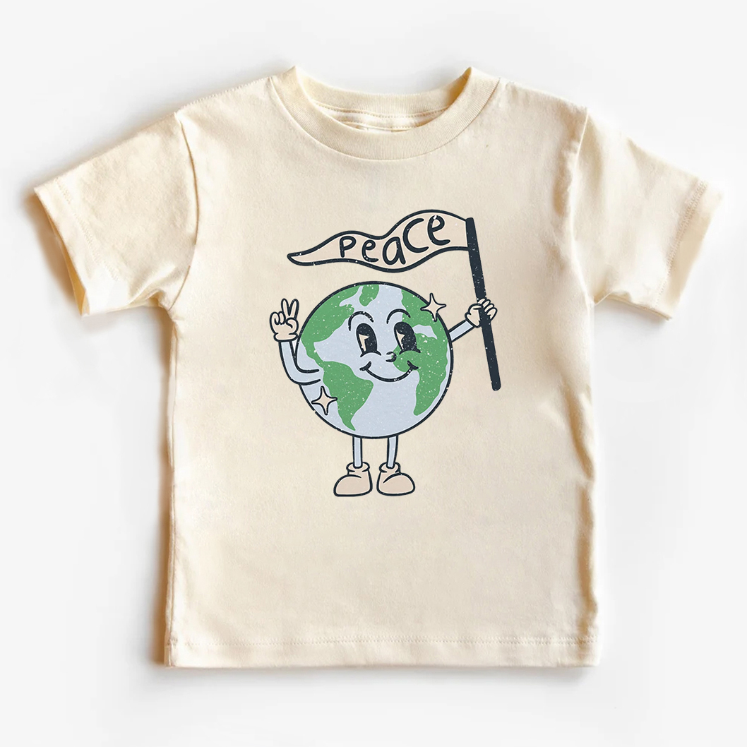 Peace Earth Day Kids T-Shirt