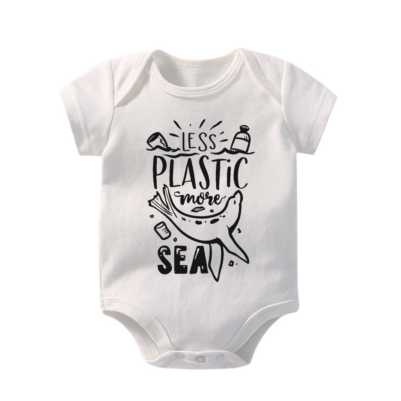 Save The Oceans Earth Day Baby Bodysuit