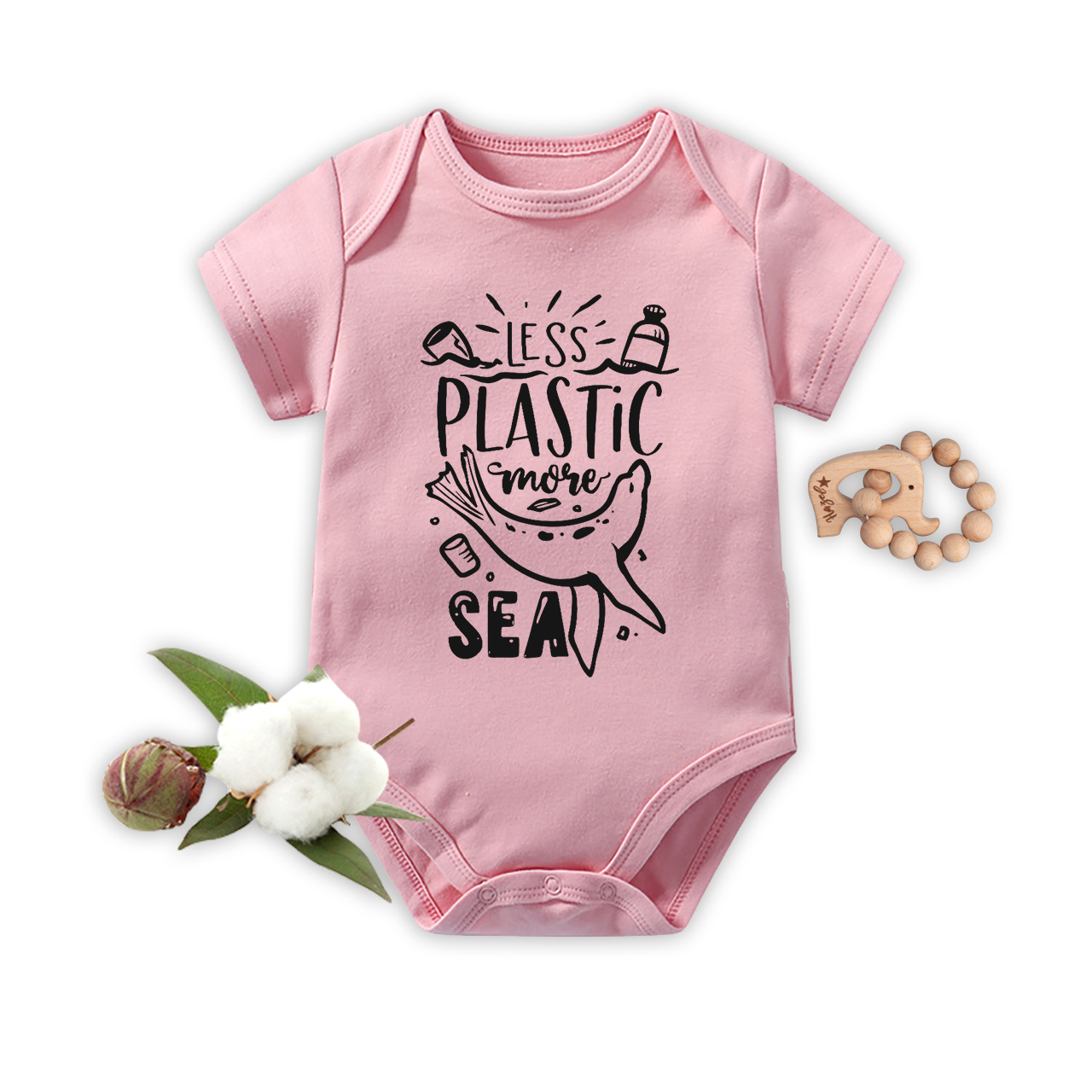 Save The Oceans Earth Day Baby Bodysuit