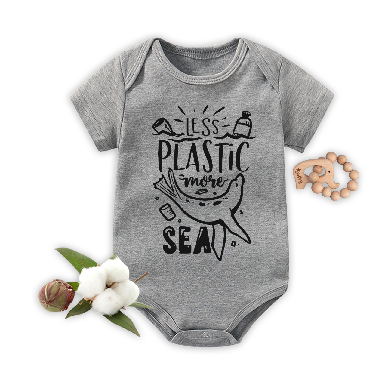 Save The Oceans Earth Day Baby Bodysuit