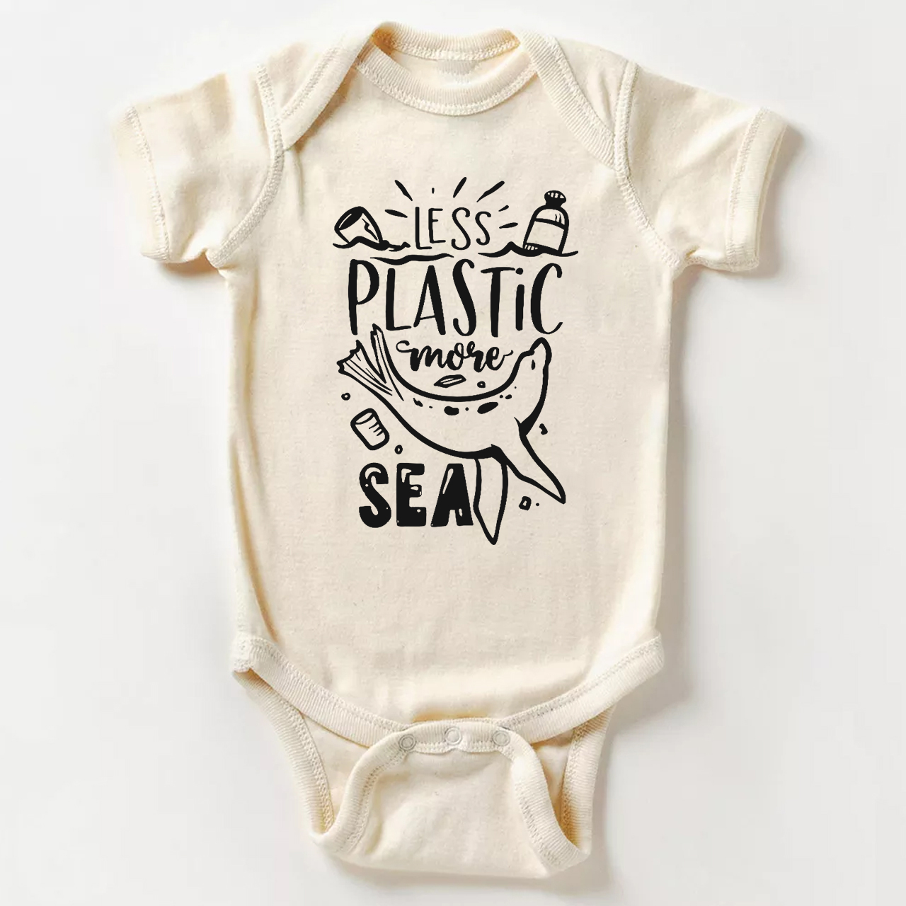 Save The Oceans Earth Day Baby Bodysuit