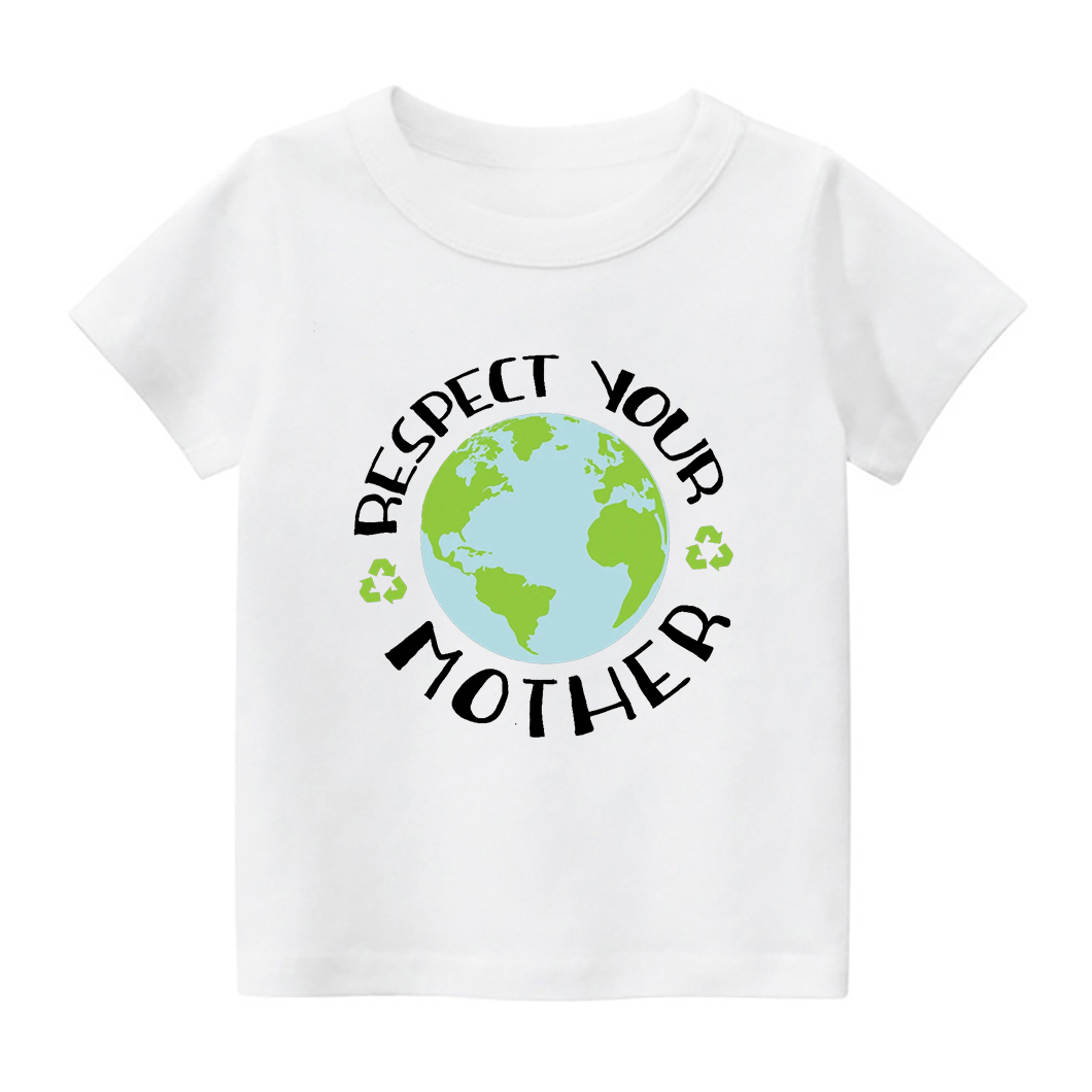 Respect Your Mother Earth Day Shirt For Kids