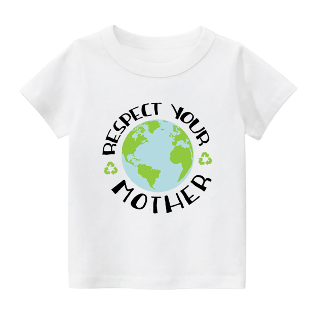 Respect Your Mother Earth Day Shirt For Kids