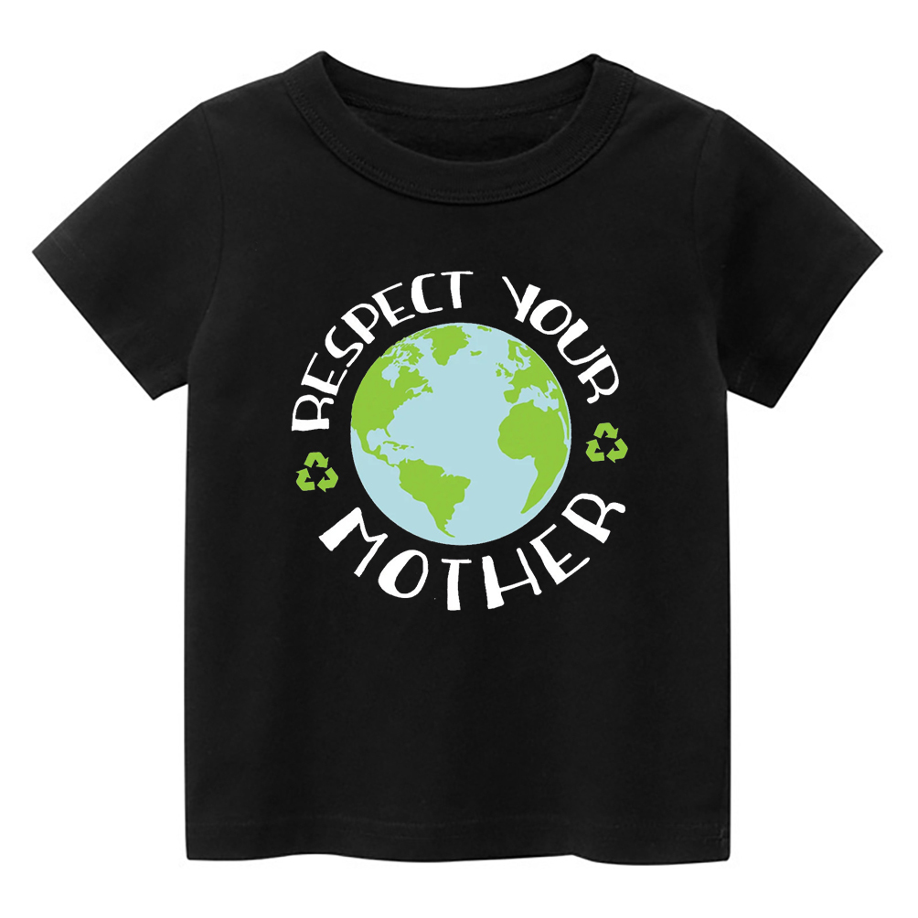 Respect Your Mother Earth Day Shirt For Kids