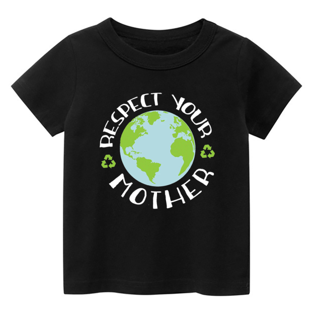 Respect Your Mother Earth Day Shirt For Kids
