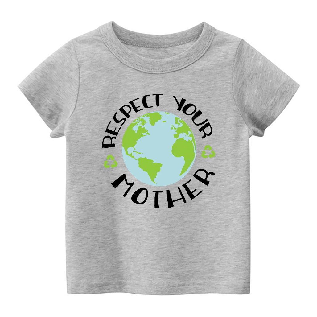 Respect Your Mother Earth Day Shirt For Kids