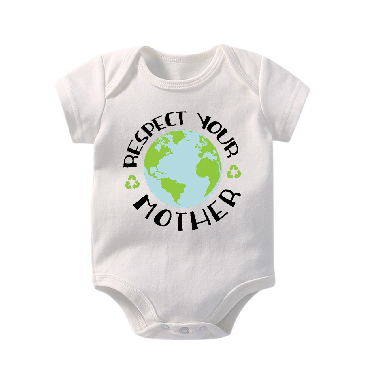Respect Your Mother Earth Day Baby Bodysuit