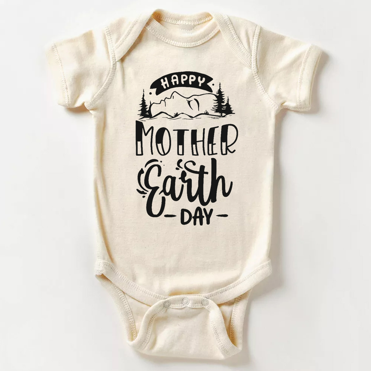 Planet Baseball Happy Earth Day Baby Bodysuit
