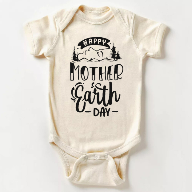 Planet Baseball Happy Earth Day Baby Bodysuit