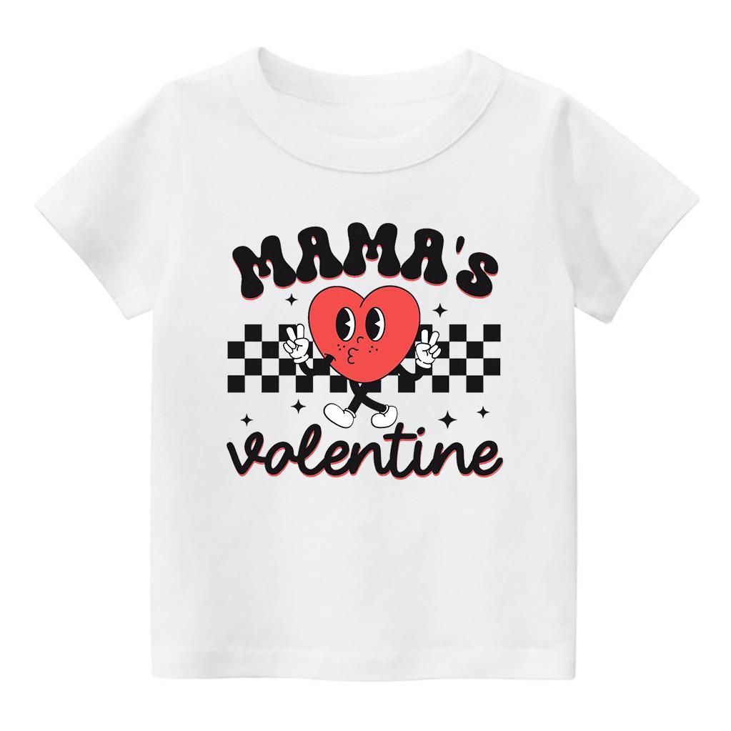 Mama's Valentine Kids Shirt
