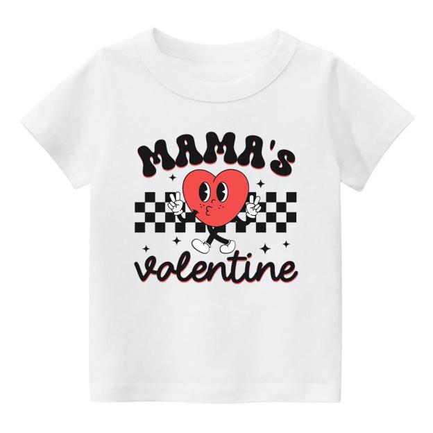 Mama's Valentine Kids Shirt