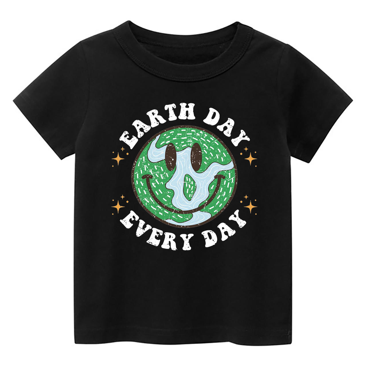 Smiling Earth Day Every Day Kids T-Shirt