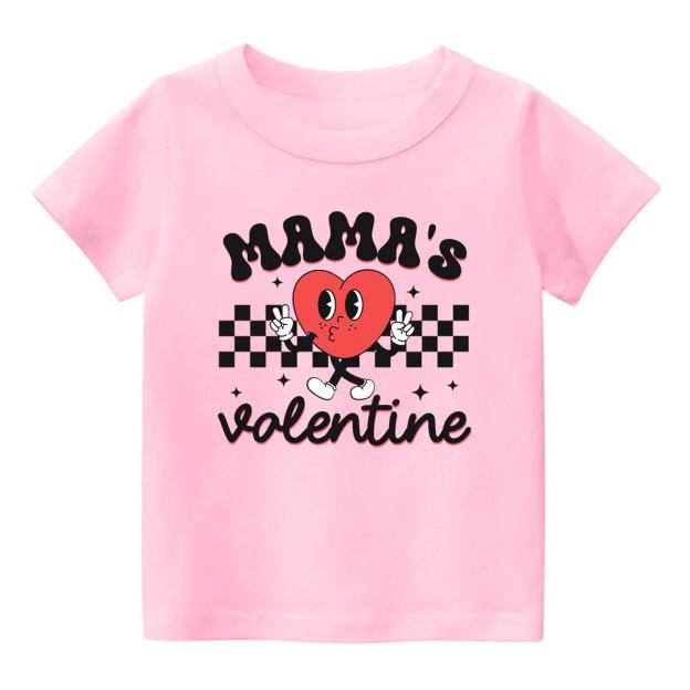 Mama's Valentine Kids Shirt