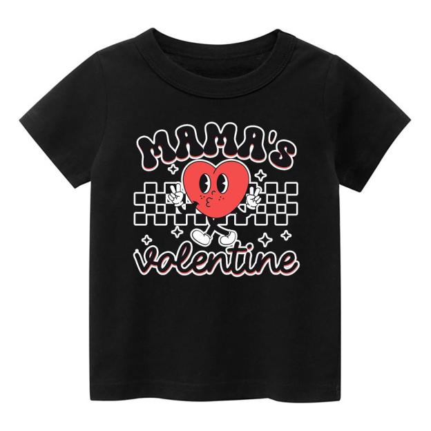 Mama's Valentine Kids Shirt