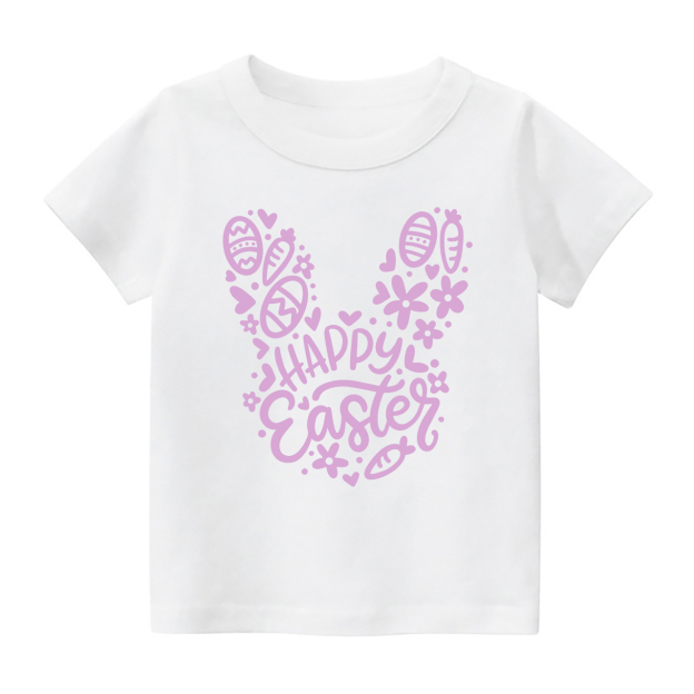 Happy Easter Colorful Bunny Kids T-Shirt