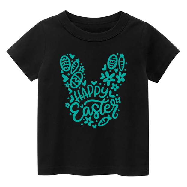 Happy Easter Colorful Bunny Kids T-Shirt