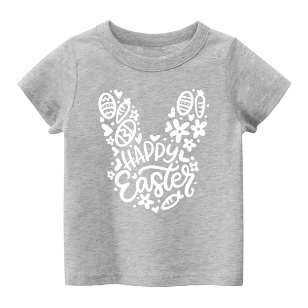 Happy Easter Colorful Bunny Kids T-Shirt