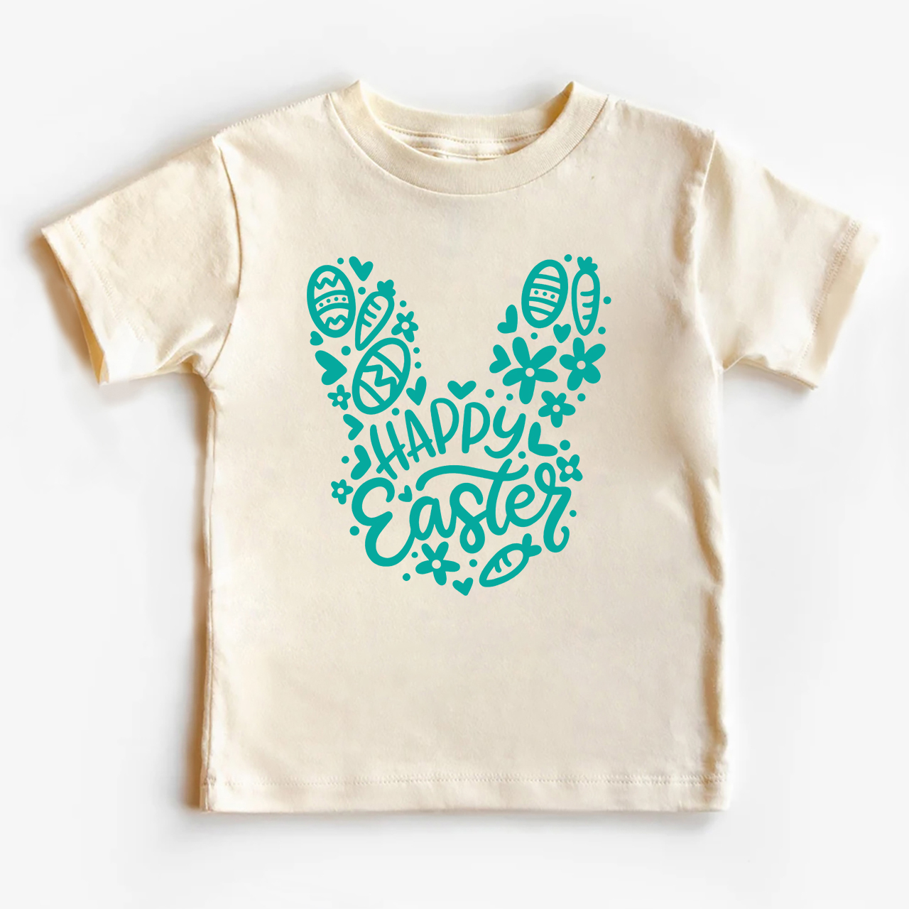 Happy Easter Colorful Bunny Kids T-Shirt