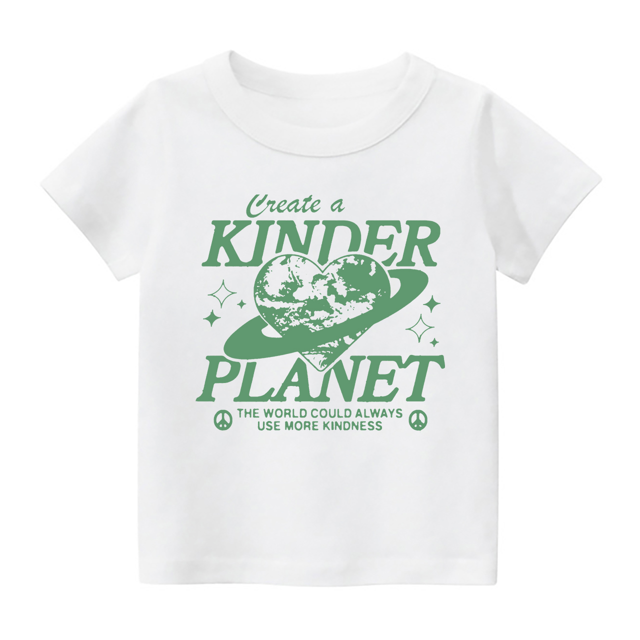 Create A Kinder Planet Design Earth Day Kids Shirt