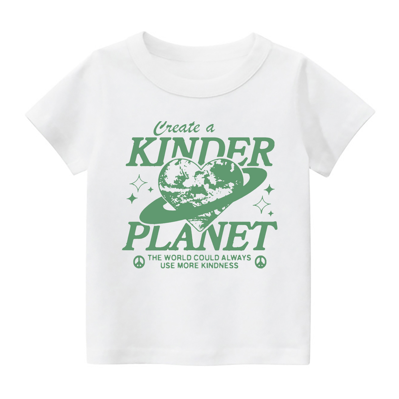 Create A Kinder Planet Design Earth Day Kids Shirt