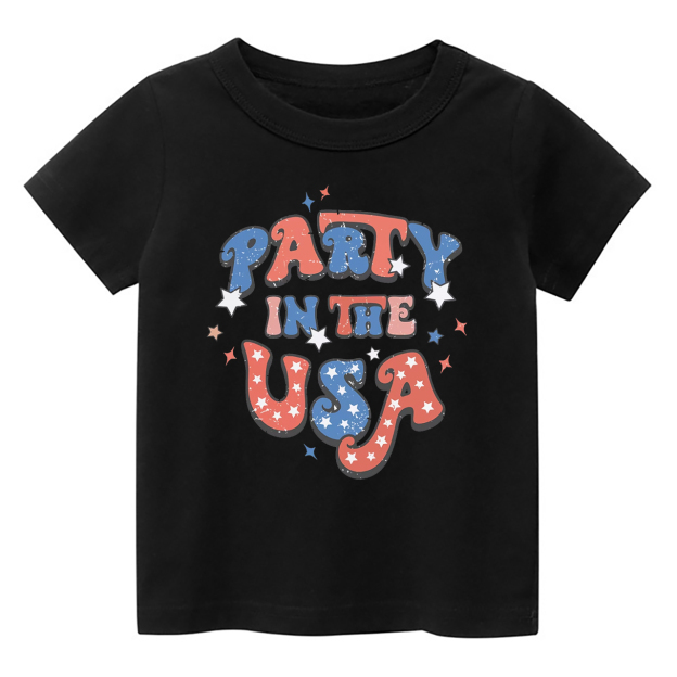 Party In The USA 4th Of July Cute Vintage Toddler Shirt