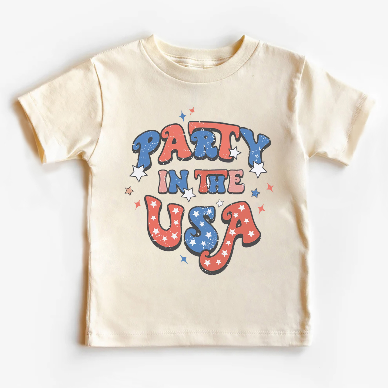 Party In The USA 4th Of July Cute Vintage Toddler Shirt