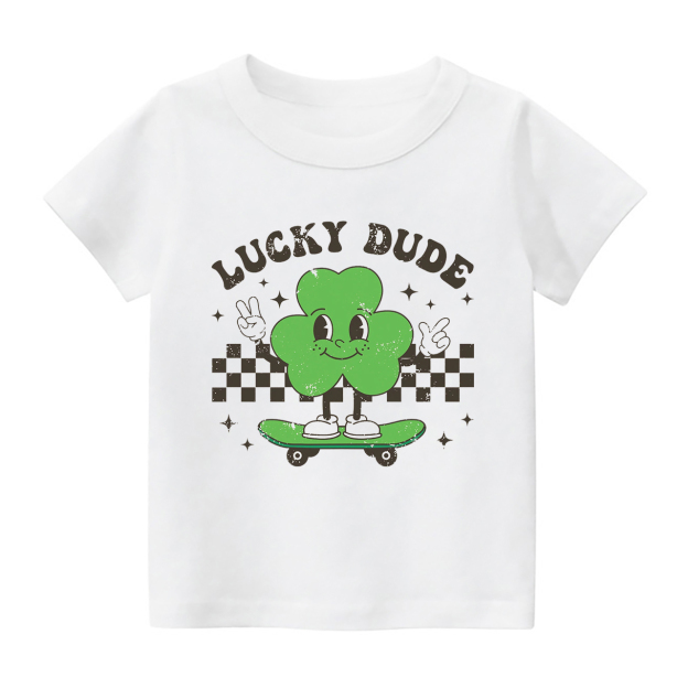 Skating Clover Toddler Shirt