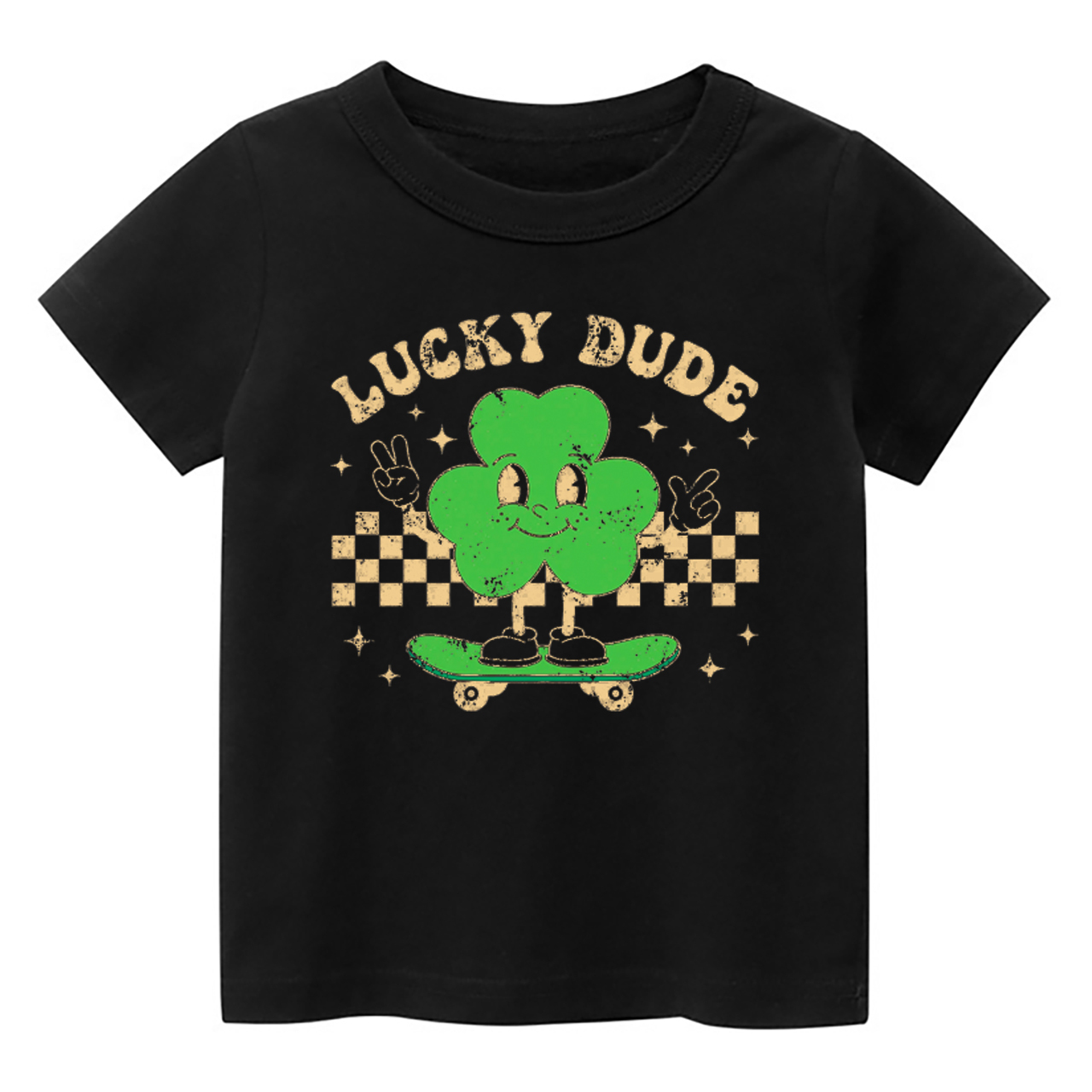 Skating Clover Toddler Shirt