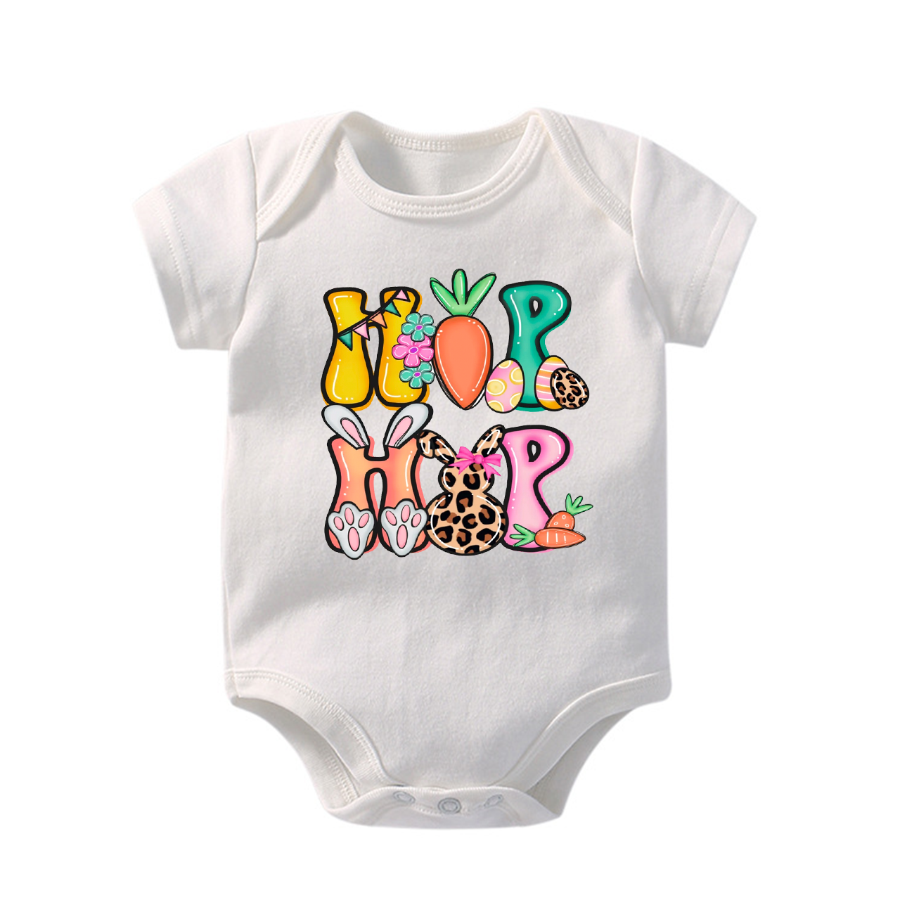 Hop Hop Easter Baby Bodysuit