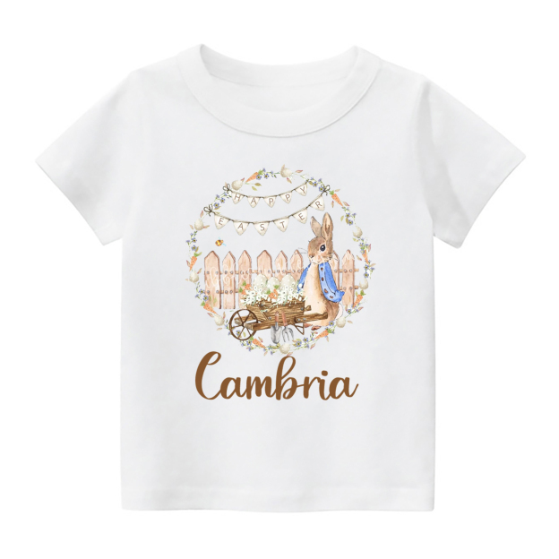 Peter Rabbit Wreath Design Toddler Shirt