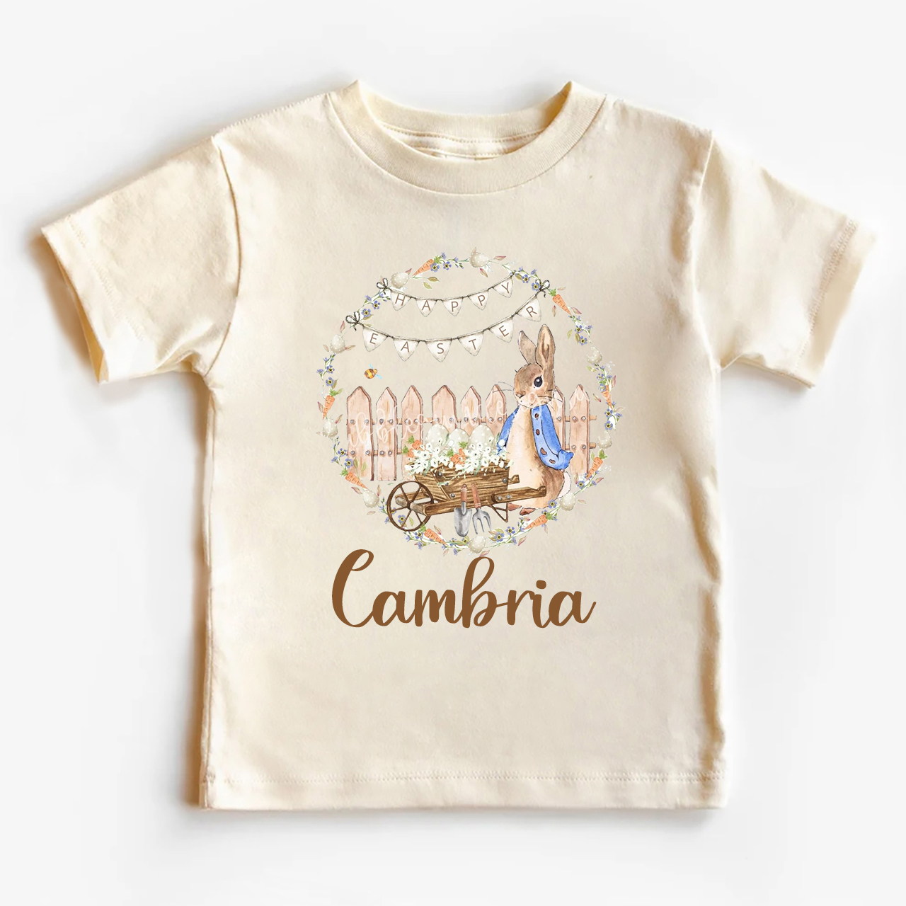 Peter Rabbit Wreath Design Toddler Shirt