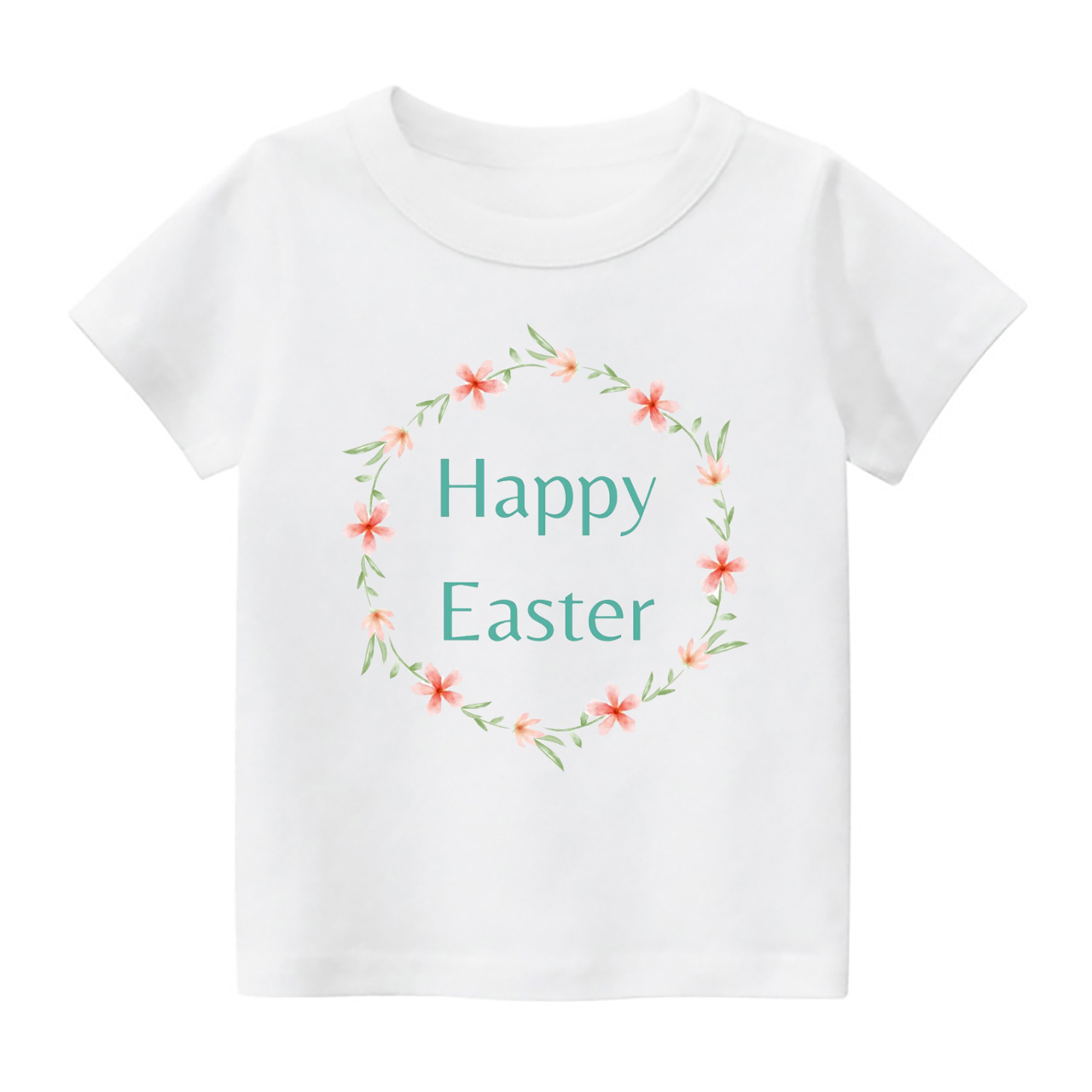 Happy Easter Wreath Toddler Shirt