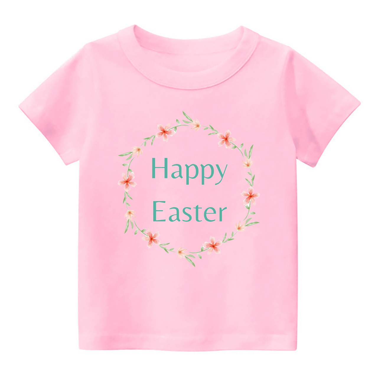 Happy Easter Wreath Toddler Shirt
