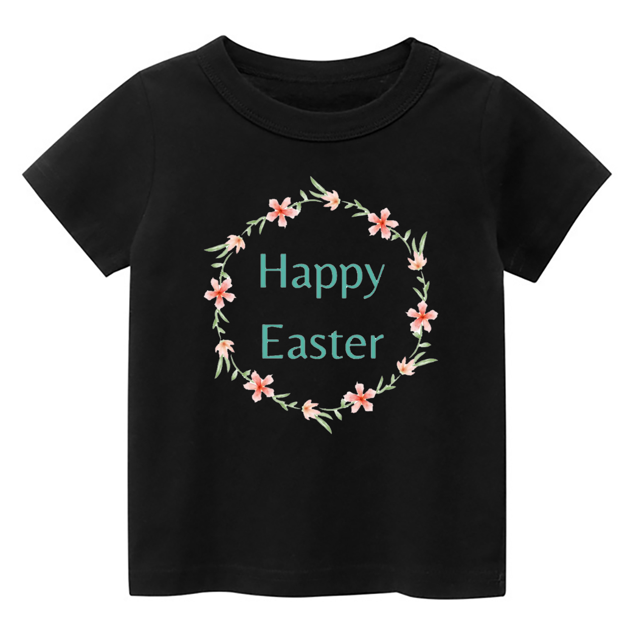 Happy Easter Wreath Toddler Shirt